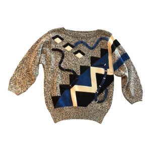 Vintage Women’s Geometric Patterned Sweater